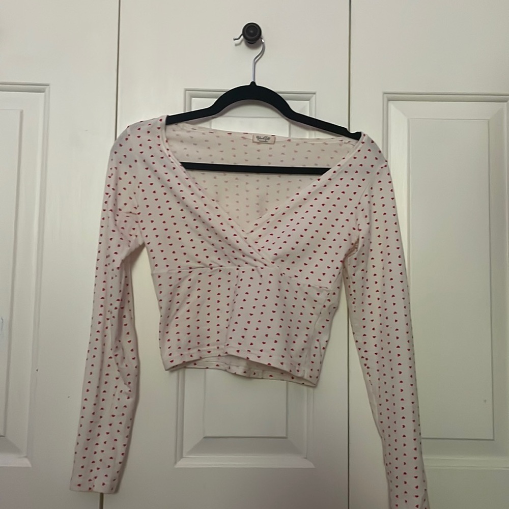 vintage heart brandy Melville long sleeve